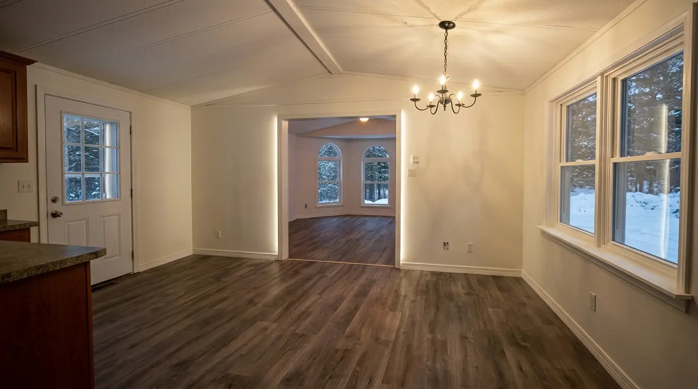 A Maine home being painted and renovated by Anthony's Painting